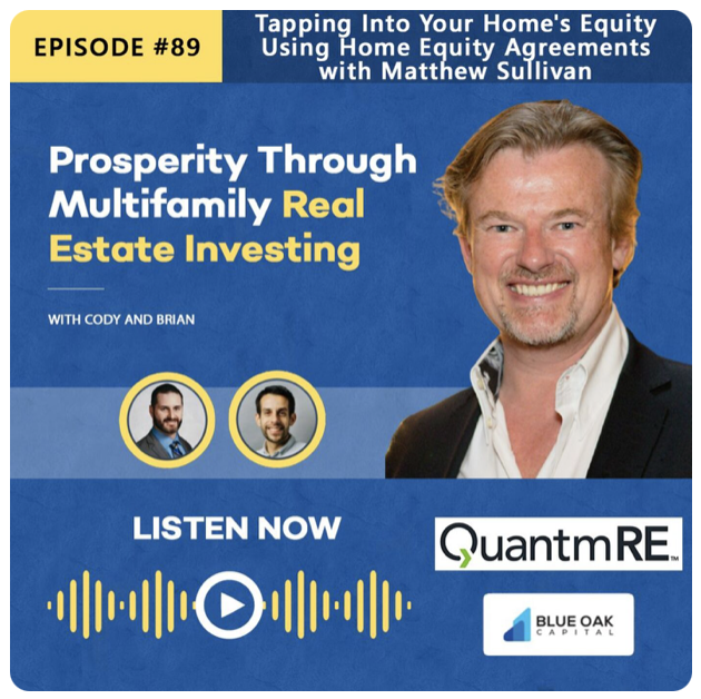 Prosperity Through Multifamily Real Estate Investing Podcast, featuring Matthew Sullivan from QuantmRE